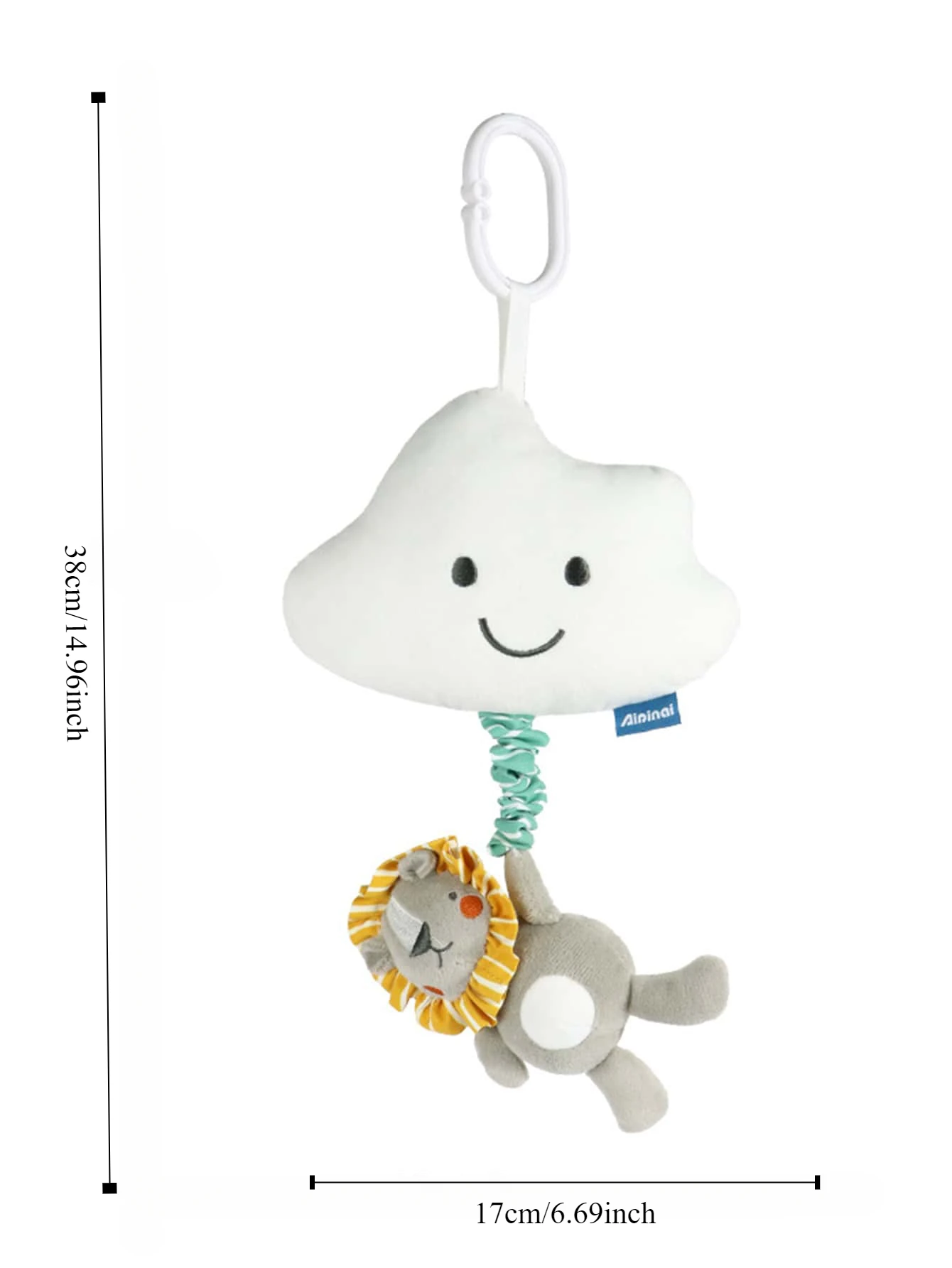 かわいい漫画8トーンボックス、プルベル、短いぬいぐるみ車の吊り玩具、宝物スタイル、男性と女性