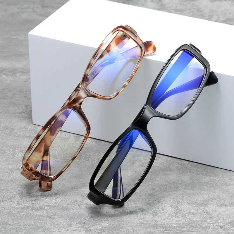 Retro Glasses Women Vintage Anti Blue Light Plain Glasses Men Eyewear Finished Optical Spectacle Computer Eye Protection Eyewear