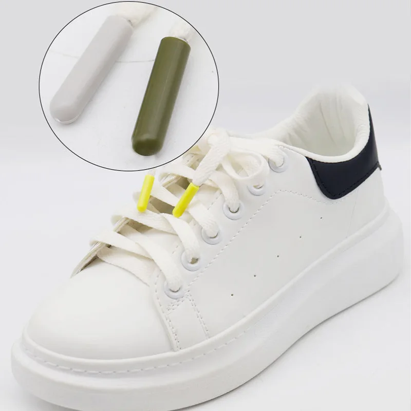 

1Set/4Pcs Round Bullet Head Colorful Plastic Toe Shoelace Head Luggage Clothing Rope Head Shoe Decorative Accessories Shoe Charm