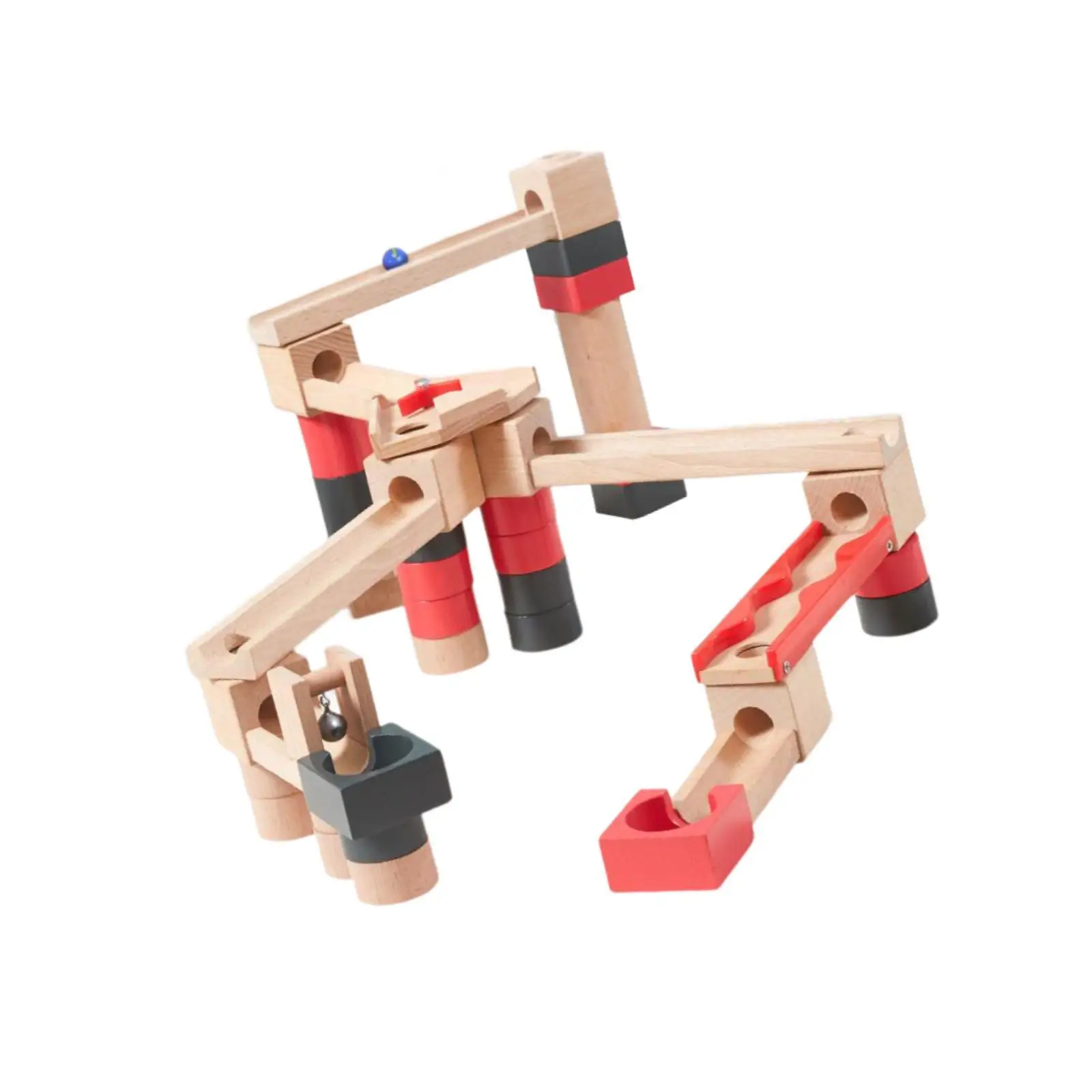 

Деревянный мраморный лабиринт-трек: развивающая игрушка Монтессори для дошкольников, мальчиков и девочек