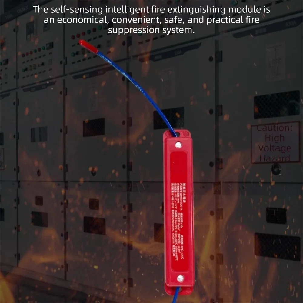Dual-Line Design Flame Retardant Device Flame Retardant Automatic Activation Automatic Fire Extinguishing Sticker Durable