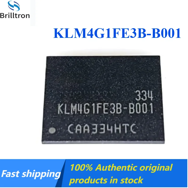 5-20PCS KLM4G1FE3B-B001 EMMC 4G 4.41 BGA153 Ball Brand New Original in Stock , Fast Shipping.