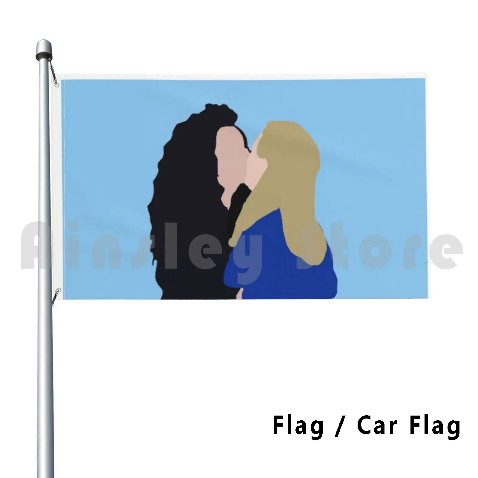 Queens Outdoor Decor Flag Car Flag Mia