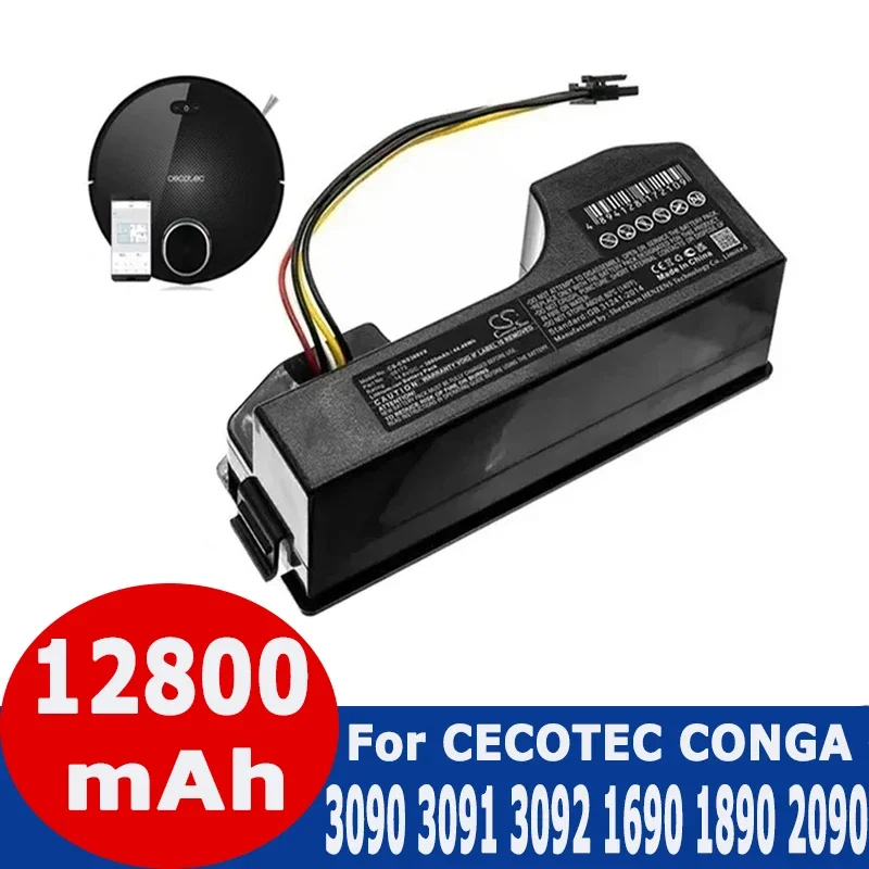 CECOTEC CONGA 3090 3091 3092 1690 1890 2090 Robot Vacuum Cleaner Battery Pack Replacement Accessories 14.4 Volts 6800mAh Battery