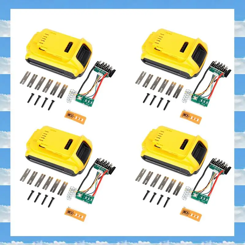 

A11I 4X Battery Plastic Case+18650 Lithium Battery Protective Board For 5-Cell Battery Tool Battery Case Kit