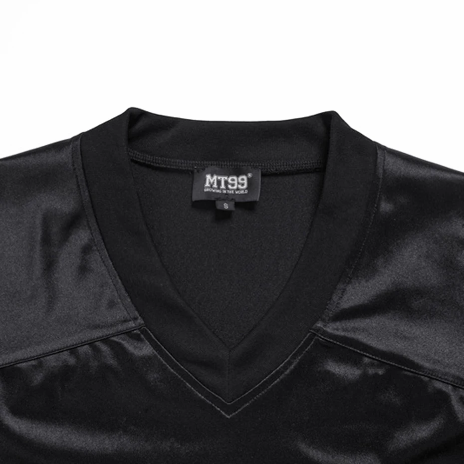 Men's T-shirt Washed Distressed Rivet Camouflage Color Block Loose Oversized Tshirts Casual Tee Tops