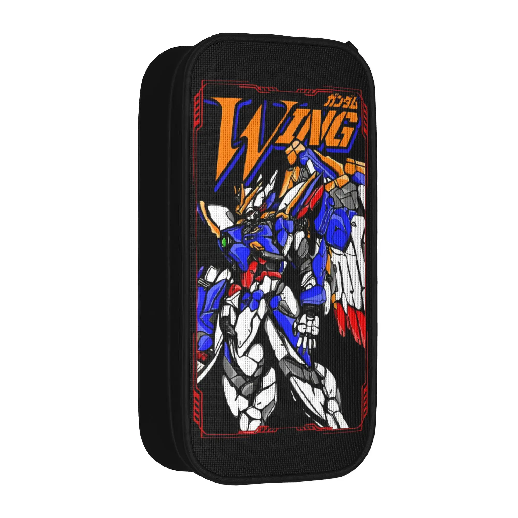 

MOBILE SUIT GUNDAMs manga anime Pencil Case Cute Pen Bag Girl Boy Big Capacity Students School Zipper Pencilcases