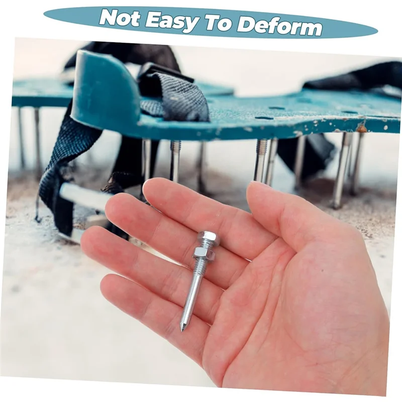 

【Must-Haves】26Pcs Shoes Spikes For Ice Aerator Shoes Spikes For Women Lawn Aerator Shoes Spikes Silver Lawn Shoes Spikes Metal