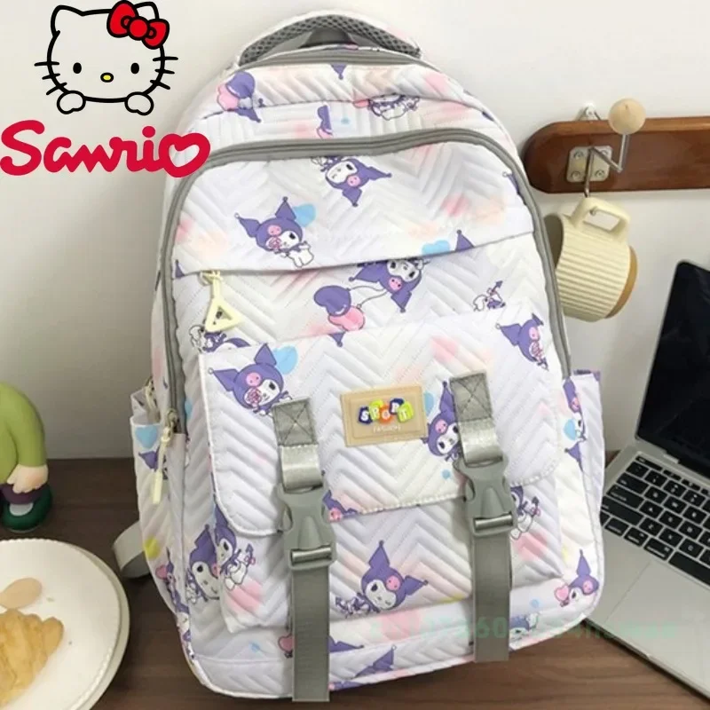 Miniso Kulomi-mochila de marca de lujo para mujer, mochila para niña con gran capacidad para estudiantes de secundaria y secundaria