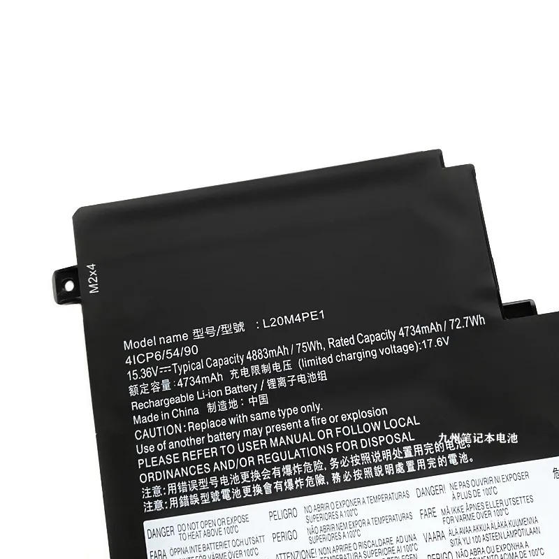 New L20M4PE1 L20C4PE1 L20L4PE1 Laptop Battery for Lenovo IdeaPad 5 Pro 16ACH6 IAH7 16-ACH 16-IHU 2021