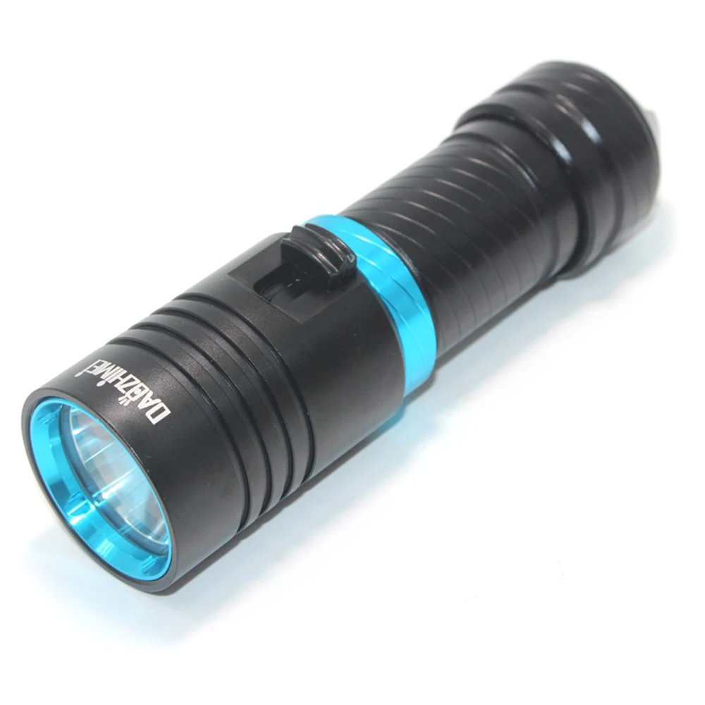 

5000LM Diving Flashlight IP68 Highest Waterproof Rating Professional Diving Light Powered By 26650 Battery With Hand Rope