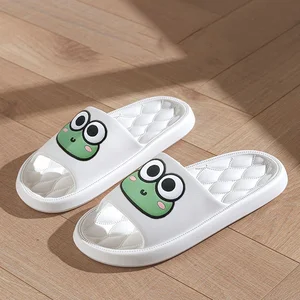 Anti-Triprapante-Cartoon-Froschflip-Flops, Strandrutschen, Bad rutschter, Flops mit Schlupfhaus, weiche Sandalen, Sommer, Sommer 8 Hauptruhschuhe süße Hausschuhe - №5