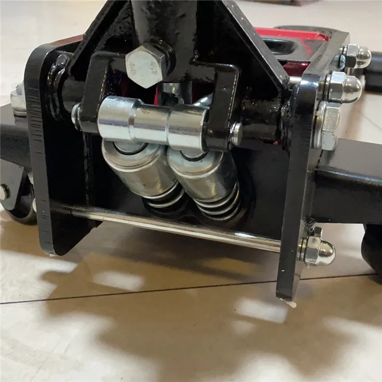 رافعة أرضية للسيارة بمضخة مزدوجة منخفضة 4 طن #6