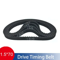 Drive Timing Belt 1.5x70 Rubber Belt 70 Teeth 329.70mm