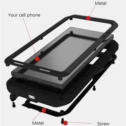 For Samsung Galaxy S26 S25 S24 Ultra 360 Shockproof Phone Case Camera Protection, Metal Armor, Heavy Duty Anti-Full Cover Funda
