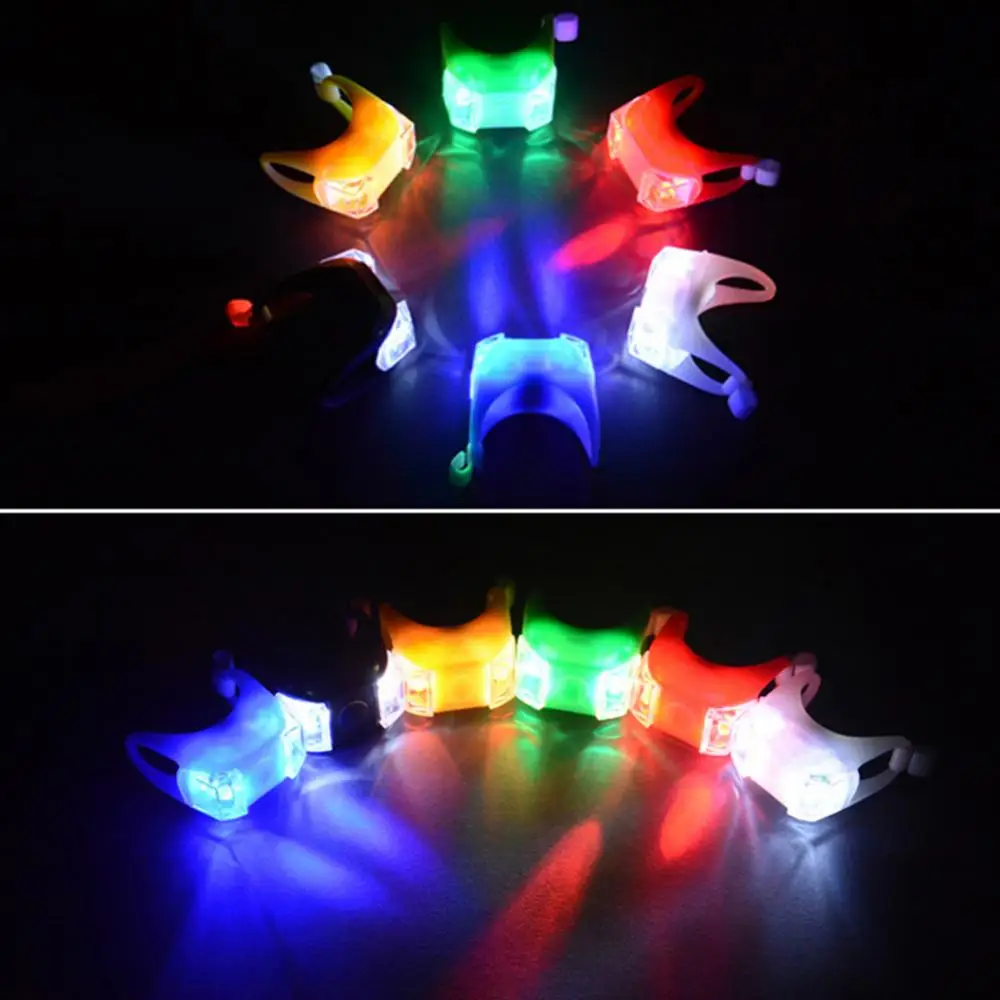 Bicycle Frog Taillight Silicone Cycling Warning Light Bike Rear Light Waterproof Bike Seatpost LED Light Bike Accessories
