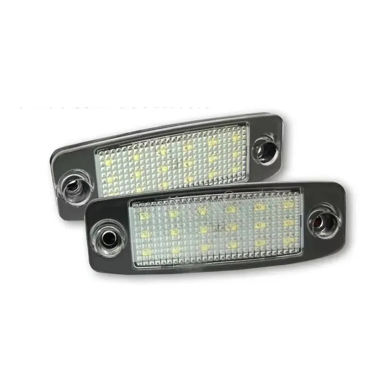 

For Sonata YF 10MY GF 10 2Pcs 12V 3W LED Can bus License Plate Lights Number Plate Lamp Bulb Kit with Decoder White