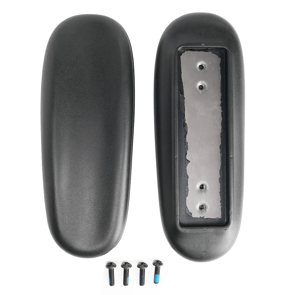 1 Pair PU Leather Office Home Computer Chair Replacement Pressure Relief Arm Pads Caps Armrest Univeral 4