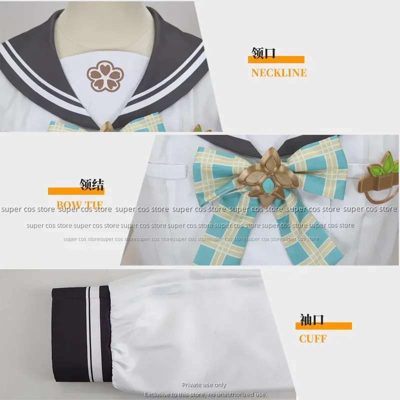LQNewly Firefly Cosplay Game Honkai: Star Rail Cosplay Costume JK Dress Women Uniform Role Play Clothing Carnival Party 2025 New
