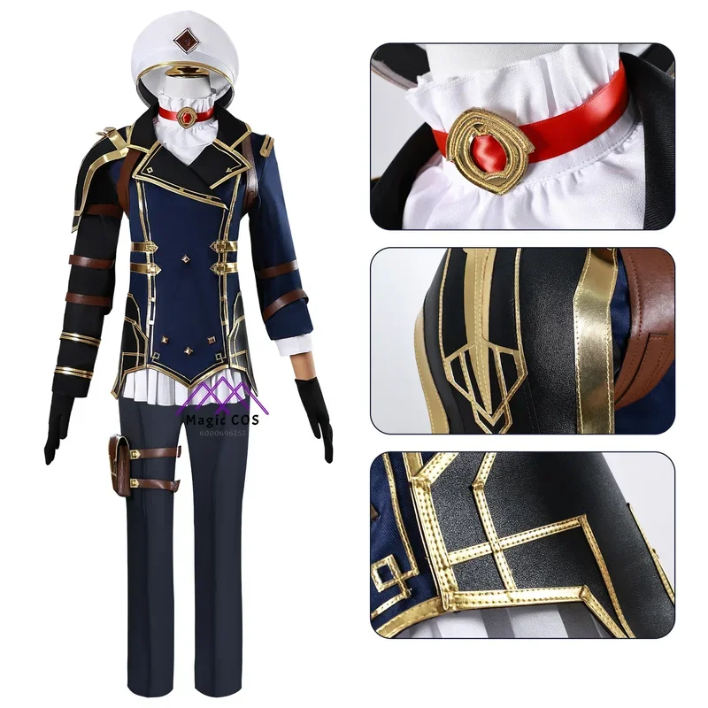 SN55Fantasia Arcane Caitlyn Cosplay Budget-Friendly 2024 Hot Anime LoL 2 Disfraz Costume Donna Halloween Carnevale Festa Ess $ 5Q @ 1