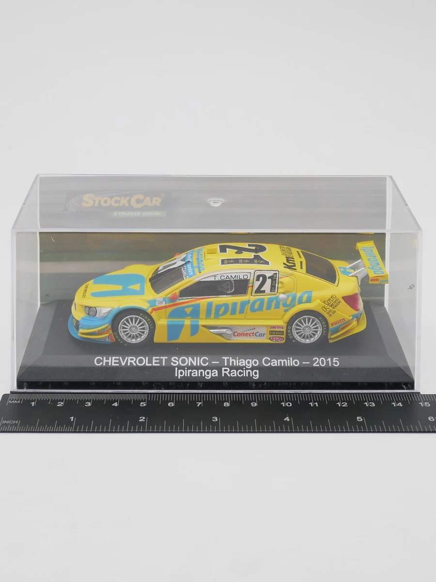 Diecast Ixo 1:43 Scale Stock Car 2015 Chevrolet Sonic NASCAR Racing Car Alloy Car Model Collectible Toy Gift Souvenir Display