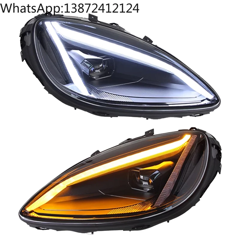 

For Chevrolet Corvette C6 2005-2013 Chevrolet Corvette Headlights Upgrade LED Front Lamp Dynamic Daytime Running Light Headlamps