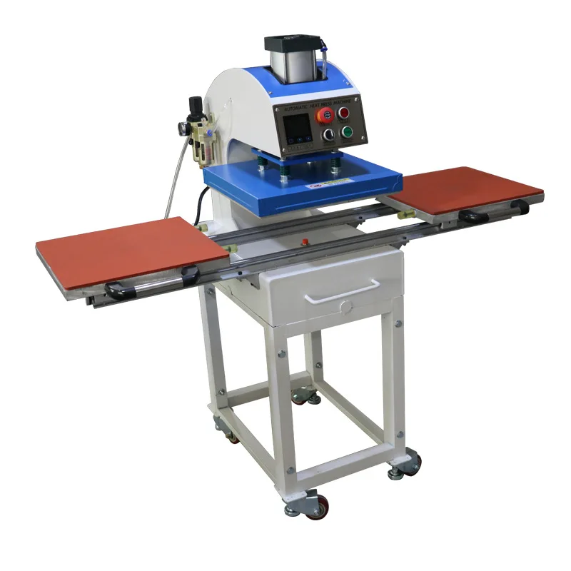 

%e FOR n Semi-Automatic Pneumatic Heat Transfer Press Machine for Garment T-Shirts Leather Thermal Oil Heating Flatbed&