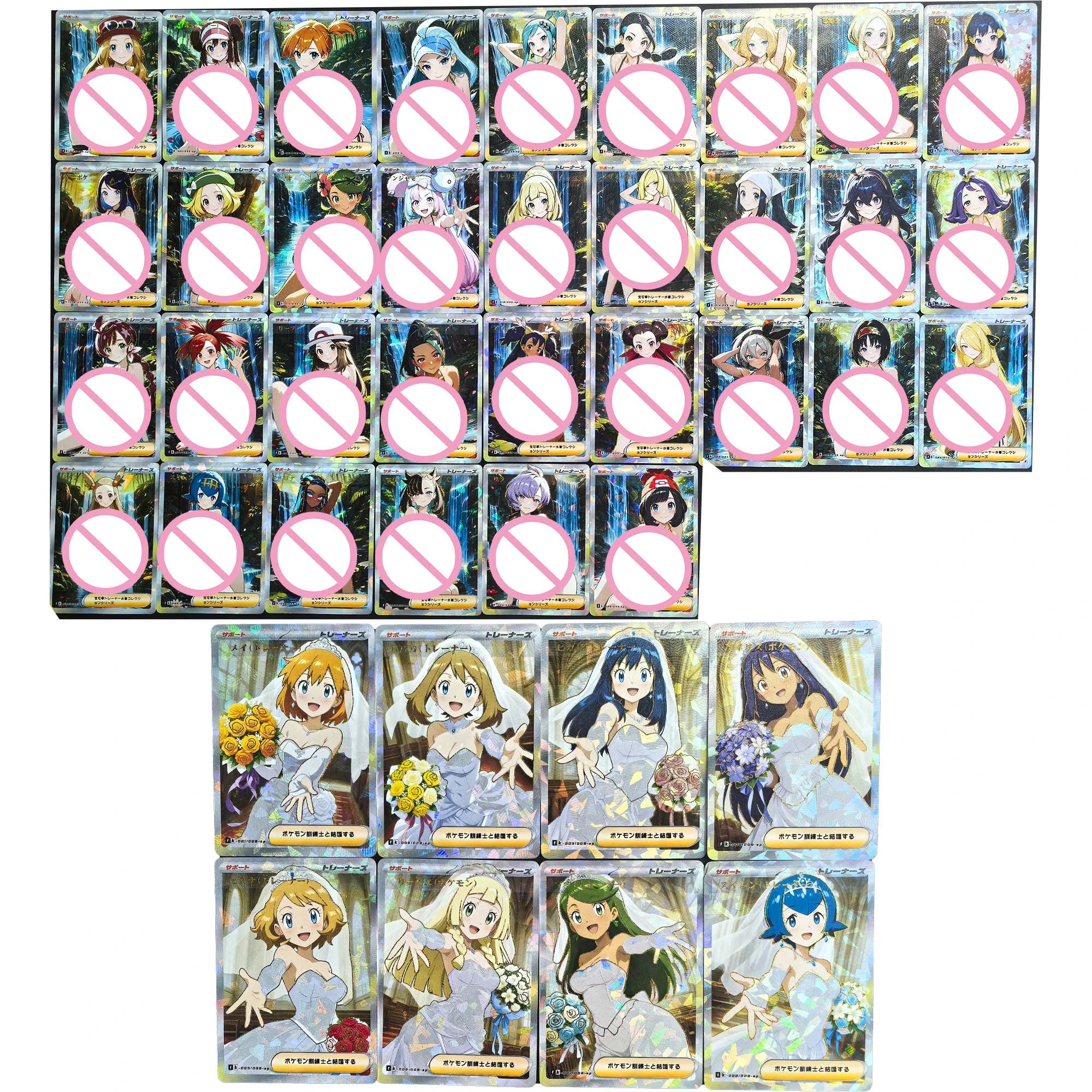 Diy Pokemon Ptcg Self Control Collect Signature Trading Flash Card Anime Cartoon Gift