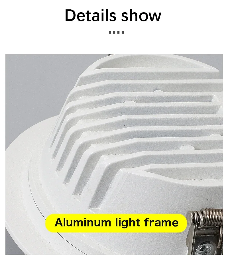 7W/10W/12W Anti-Verblinding Led Waterdichte Downlight Embedded Spotlight Voor Woonkamer Slaapkamer Plafondlamp Led Interieur