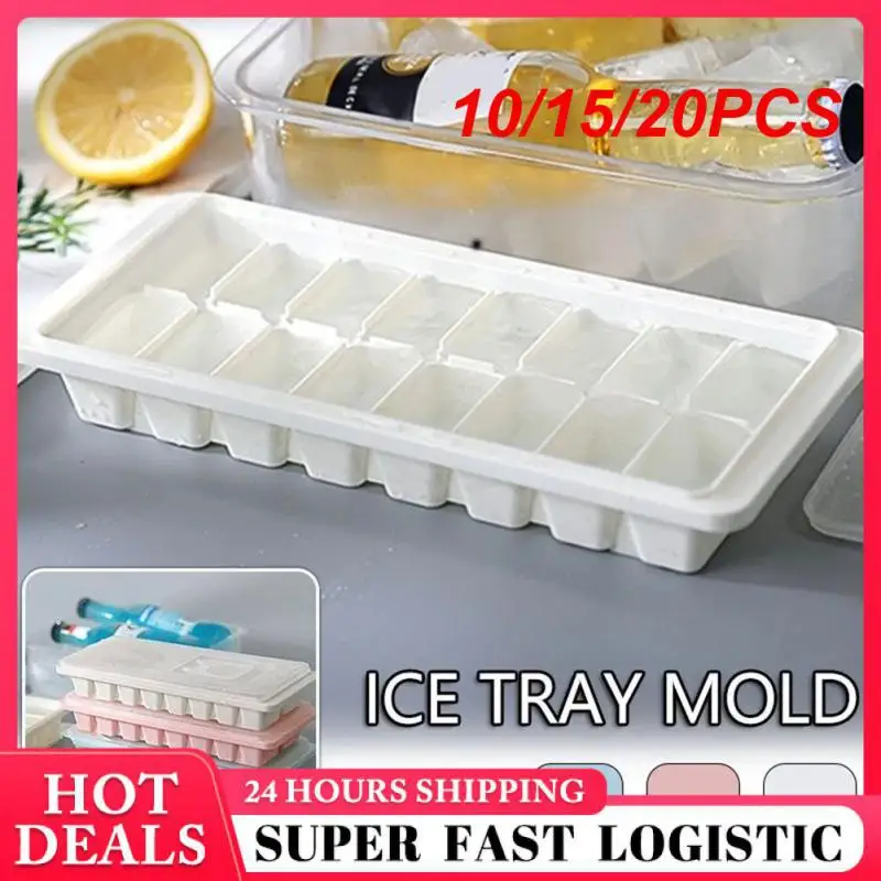 

10/15/20PCS Silicone Cube Mold Food Grade Silicone Silicone Maker Kitchen Tool Maker Tray Drinks