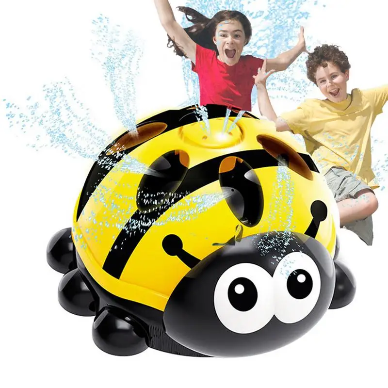 Irrigatori per bambini per cortile Simpatico coccinella Irrigatore Giocattoli Giochi d'acqua estivi per divertimento in acqua da giardino per bambini All'aperto attacca a