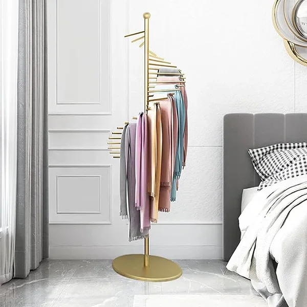 Retail Rug Carpet Fabric Textile Scarf Hanger Shawls Pashmina Metal Display Stand Rack