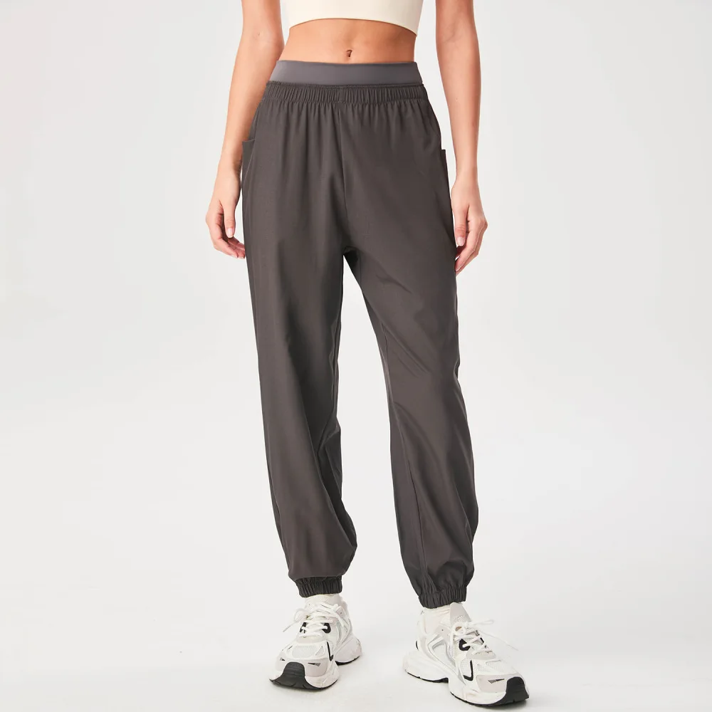 Casual Yoga Pants Women High Waist Sport Leggings Quick Dry Fitness Trousers Running Slimming Athletic Breathable Joggers