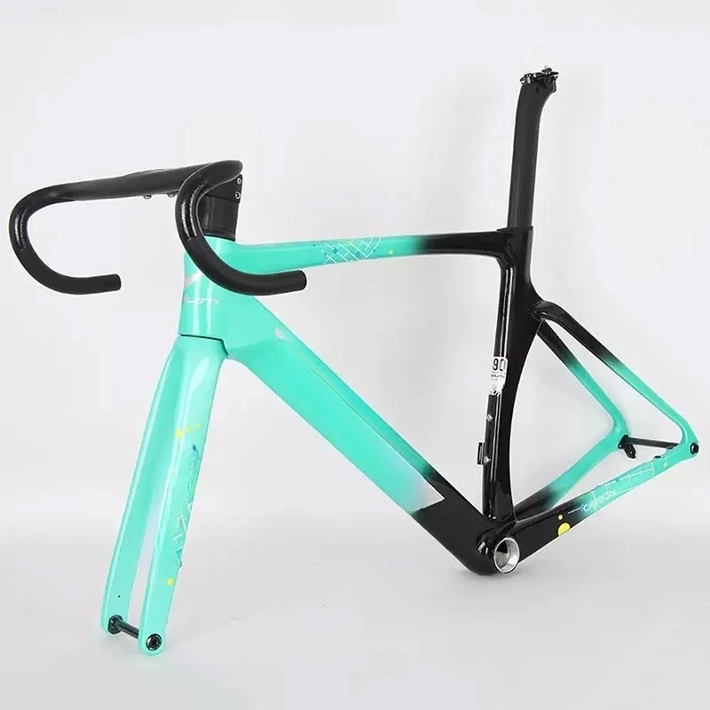 Customizable Carbon Fiber Bicycle Frame with Concealed Internal Wiring & Disc Brake for Road Riding Factory Price