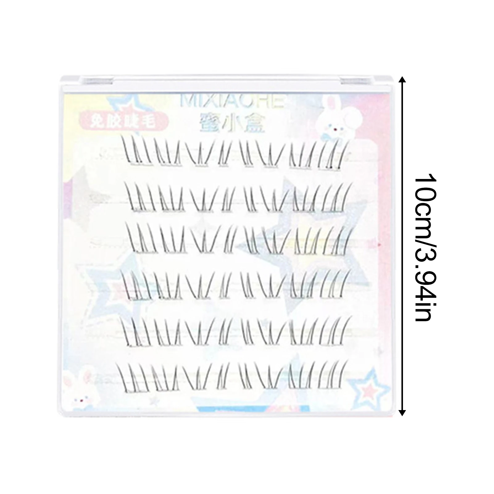 แถบใสสำหรับต่อขนตาปลอม 0.05 มม. ใยบาง สำหรับต่อขนตาล่างแบบช่อ ให้ลุคธรรมชาติ