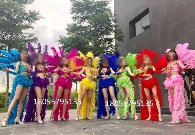 오프닝 그랜드 삼바 댄스 의상 오프닝 쇼 댄스 의상 무대 의상