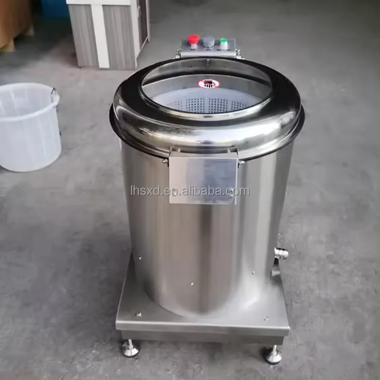 Commercial Fruit and Vegetable Rotary Dryer Oil Slinger Degreaser Hardware Centrifugal Dryer Vegetable Centrifugal Dehydrator