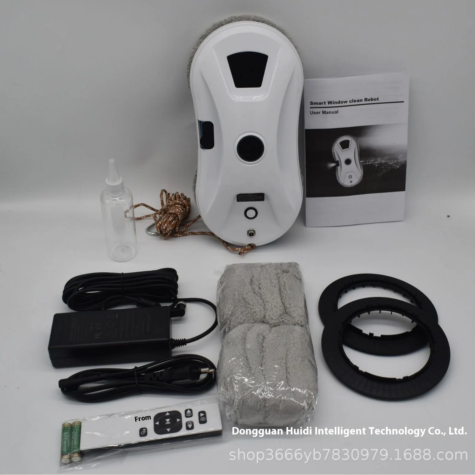 Ultra-Thin Intelligent Home Robot for Window Cleaning Automatic Water Spray with Factory Direct Sales for Glass Cleaning