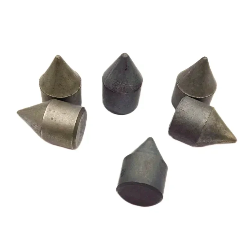 Pointy Shapes Head Tungsten Carbide Button Inserts Conical Teeth For Oil Coal Rock Hammer Drill Bit Cutter Gyroscope Alloy Head