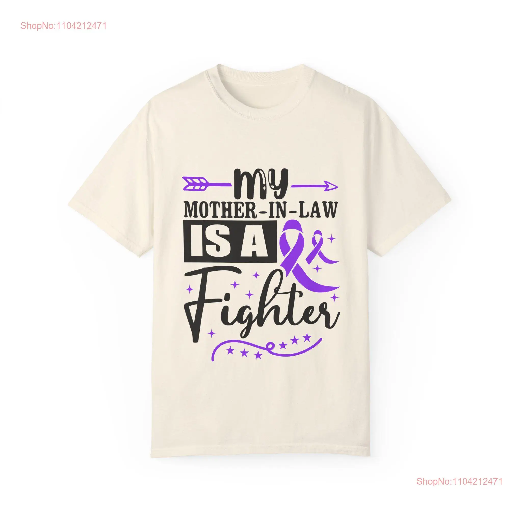 My Mother in Law is a Fighter T Shirt Empowering Family Support Inspirational for Strong Laws Casual Wear