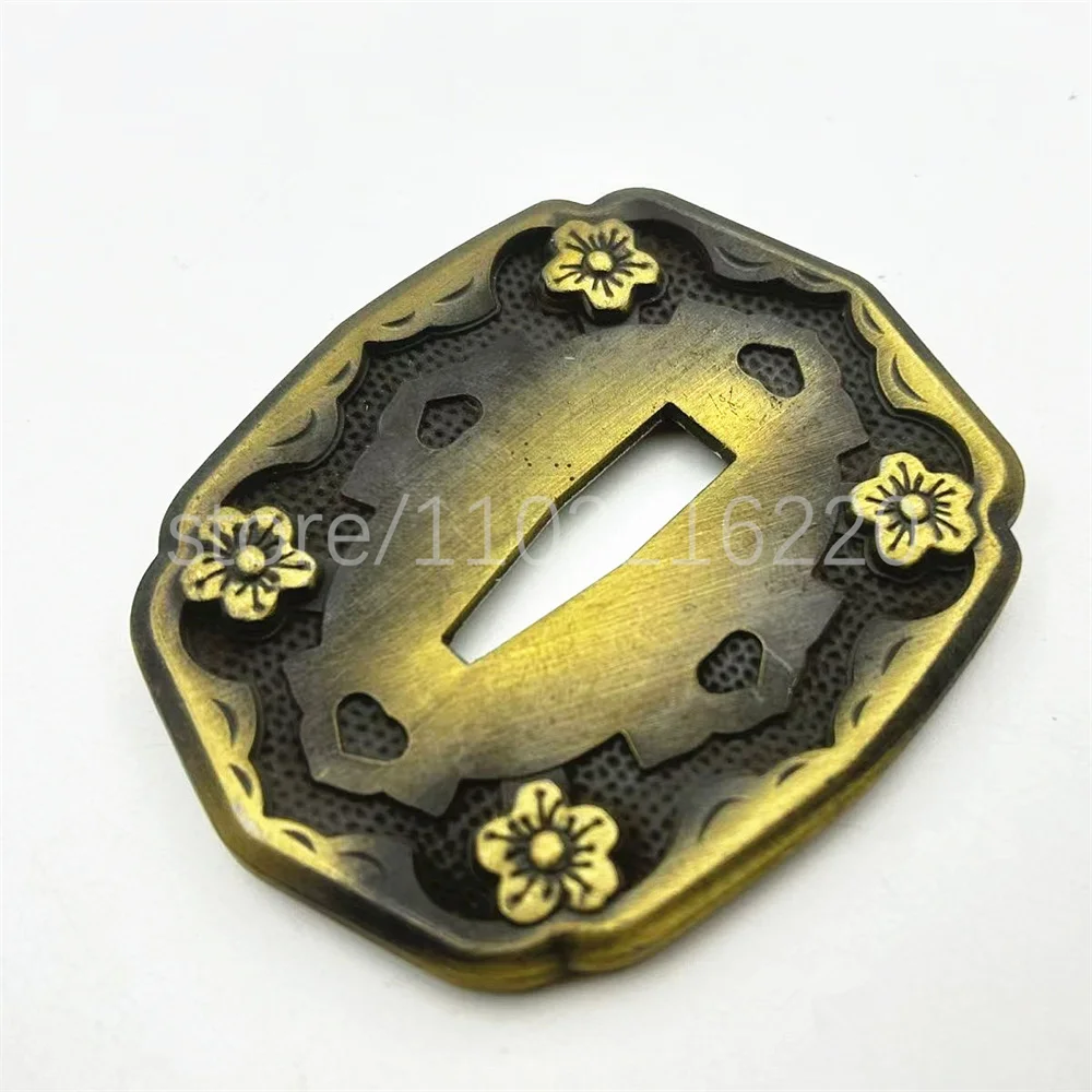 95 Military Sword Alloy Material Tsuba Handguard Guard For Japanese Real Japan Samurai Katana Sword Fittings Very Nice