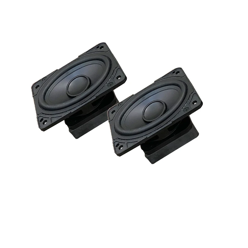 SONOS 스피커용 사각 미드레인지 베이스 스피커, 긴 스트로크 금속 사운드 캡 콘 확성기, DIY 수리 부품, 2*3 인치, 2 개