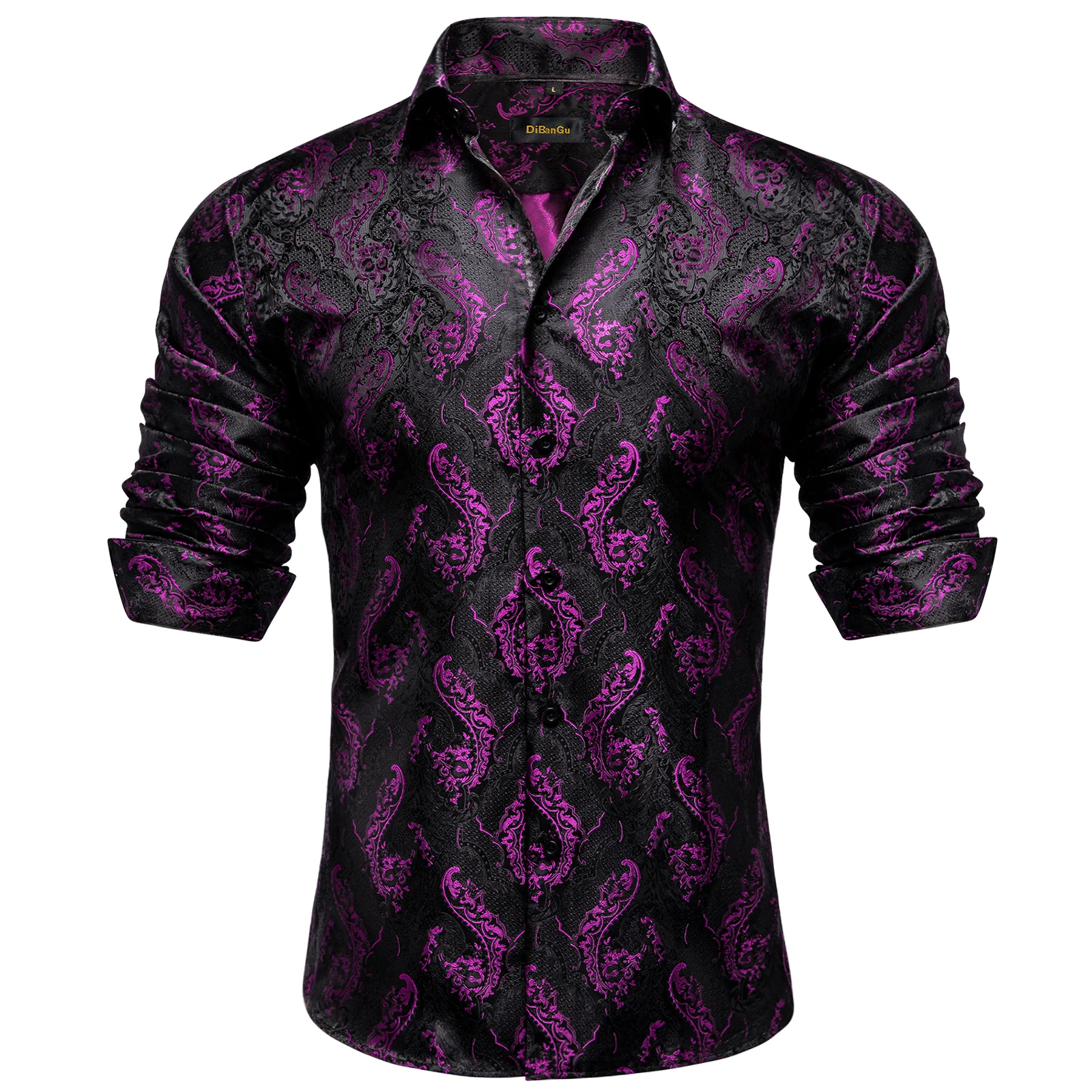 2023 New Luxury Dress Shirts for Men Long Sleeve Tops Blouse Prom Wedding Business Party Social Men Clothing Plus Size