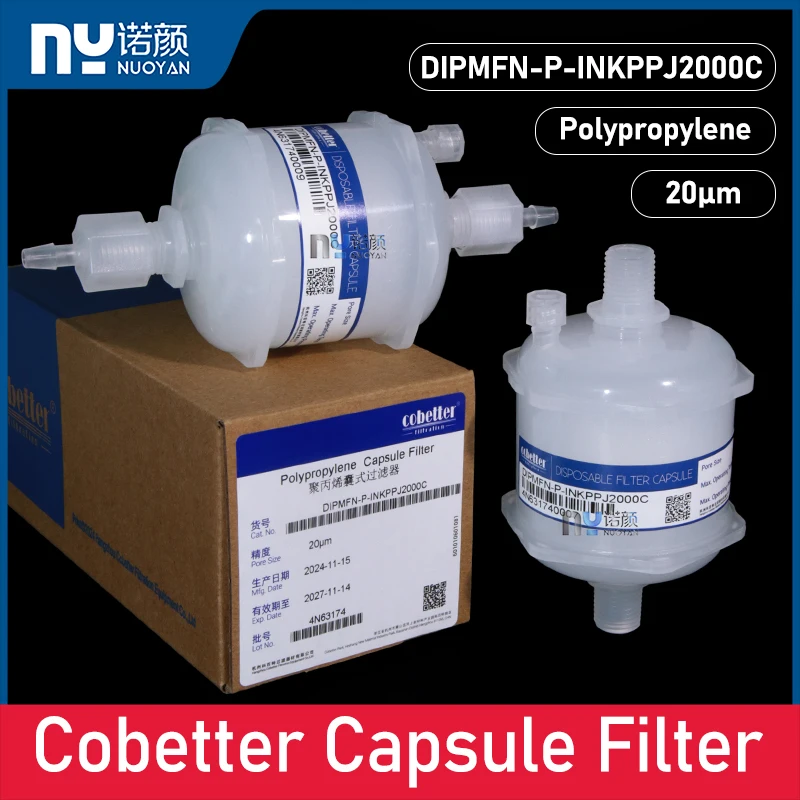 

Экосольвентный струйный принтер Cobetter, капсульный чернильный фильтр DIPMFN-P-INKPPJ2000C, 20 мкм для принтера Infiniti Myjet Witcolor Solvent