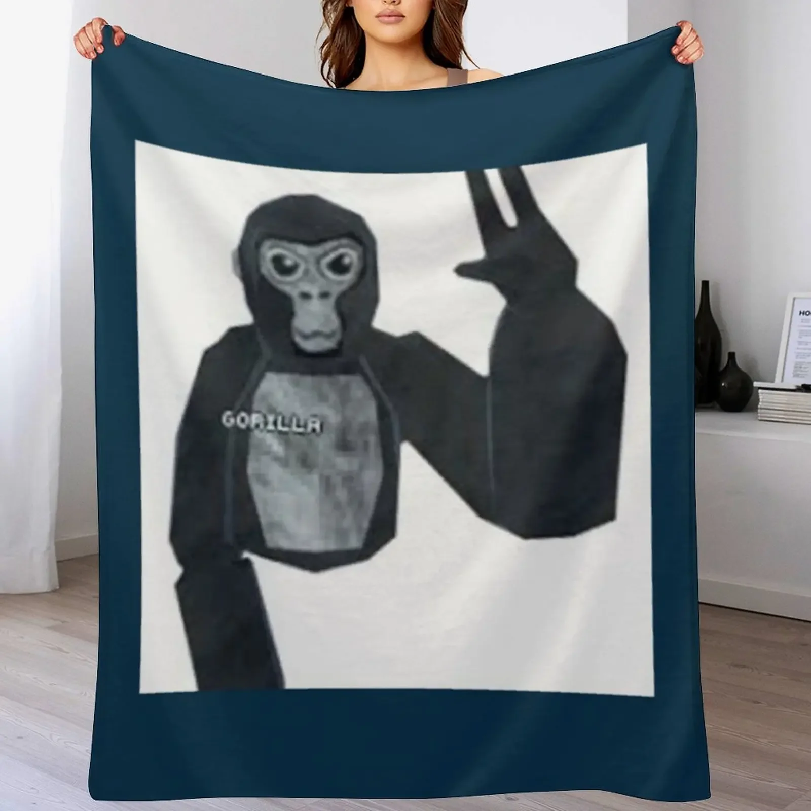 

Gorilla tag monkey Throw Blanket Warm Sofa Moving Plaid Blankets