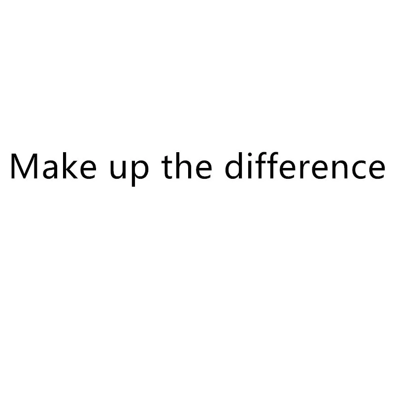 

Make Up The Difference