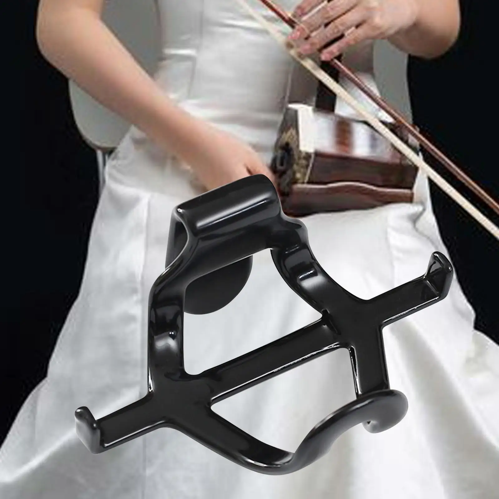 

Practical Support Stand Metal Performance Holder Walking Belt Musical Hook for Walking Standing Professional Erhu Performances