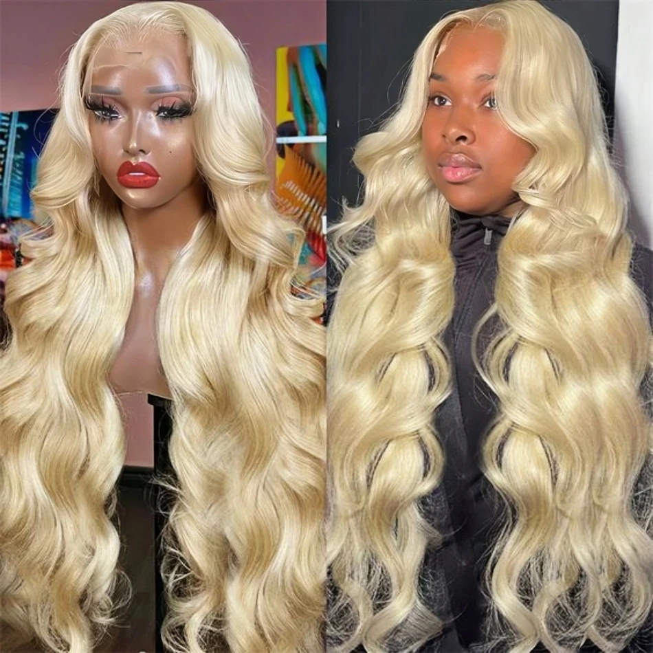 Blonde 613 Hd Lace Frontal Wig 13x6 Body Wave Human Hair Wigs 13x4 Transparent Hd Lace Front Brazilian Preplucked Wig for Women