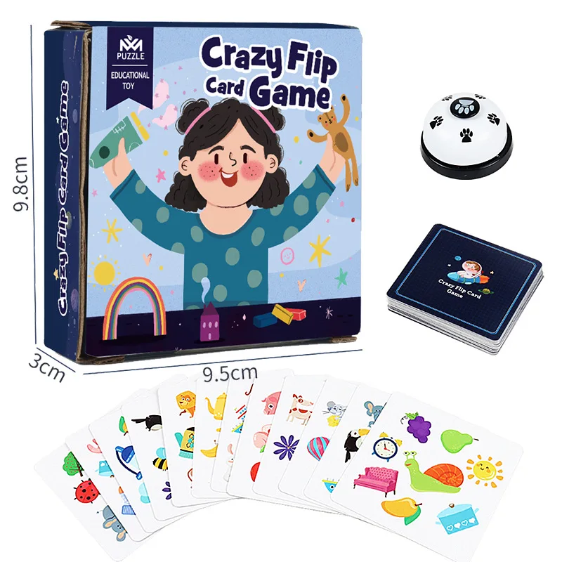 Animal Traffic Cognition Game Toys Early Educational Memory Card Children Focus Reaction Training Parent-child Interactive Toy
