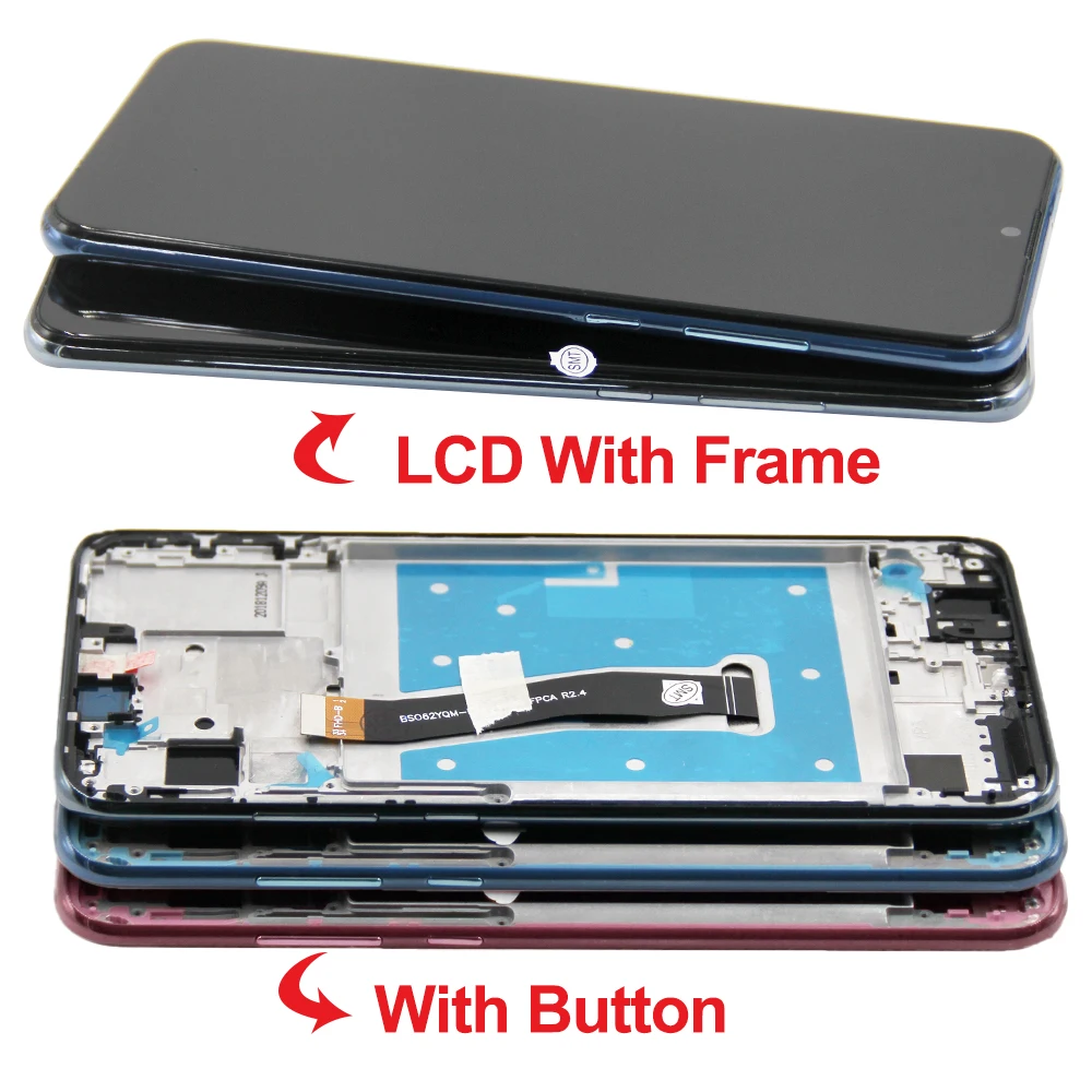 6.21\'\' Display Screen for Honor 20 lite HRY-LX1T Lcd Display Touch Screen Digitizer Assembly With Frame for Honor 10i